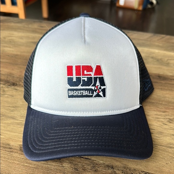 帽子 Kith New Era USA Basketball Trucker Hat Kith New Era for USA Basketball Aaron Cap Silk - SS24 - US
